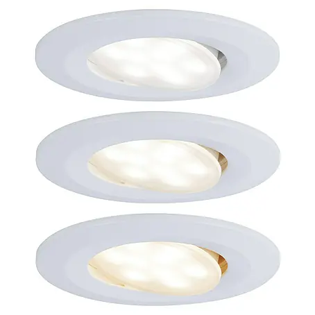 Paulmann  Downlight empotrable LED redondo Calla White Switch
