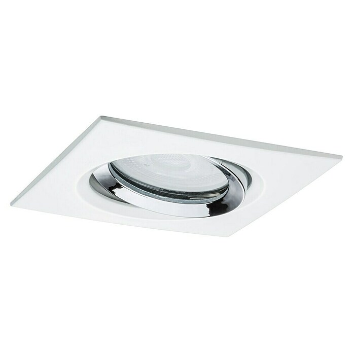 Paulmann Nova Downlight LED empotrable IP65 (6 W, L x An x Al: 9,3 x 9,3 x 9,3 cm, Blanco neutro) | BAUHAUS