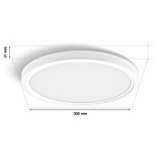 Philips Hue Ledpaneel, rond Tento WA (16,6 W, Ø x h: 29,1 x 3,2 cm, Wit, Koud wit) | BAUHAUS
