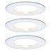 Paulmann Nova Set de focos LED empotrables redondos 