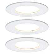 Paulmann Nova Set de focos LED empotrables redondos (Ø x Al: 7,8 x 4,5 cm, Blanco, 3 ud., Blanco cálido) | BAUHAUS
