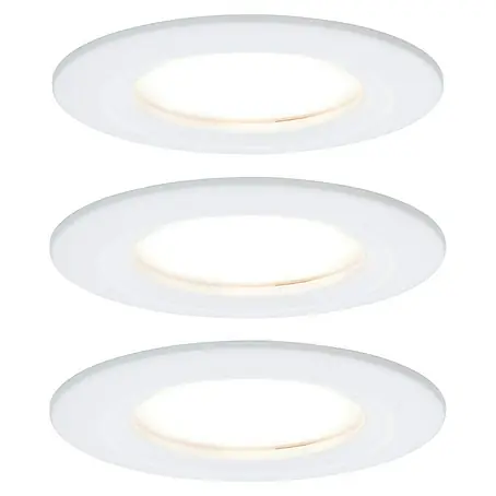 Paulmann Nova LED-Einbauleuchten-Set rund Plus Coin