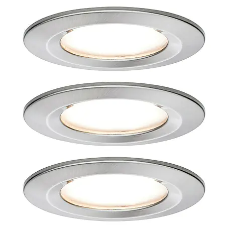 Paulmann Nova LED-Einbauleuchten-Set rund Coin