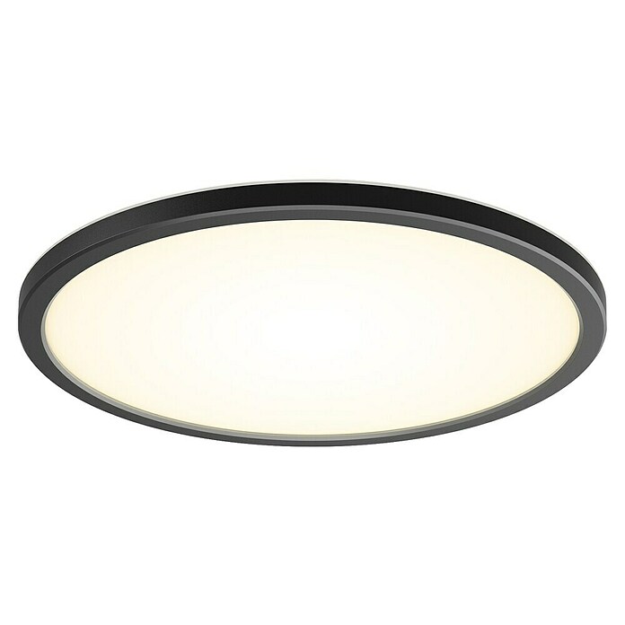 Philips Hue Ledpaneel, rond Tento W (16,6 W, Ø x h: 29,1 x 3,2 cm, Zwart, Warm wit) | BAUHAUS