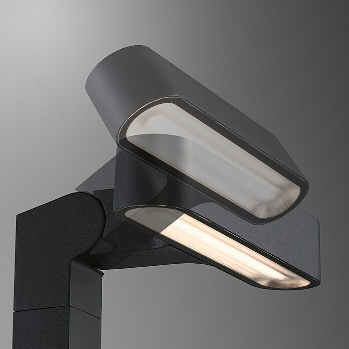 Paulmann Plug & Shine Foco LED de jardín Ito Horizontal (7,5 W, Blanco cálido, L x An x Al: 18,8 x 2,7 x 110 cm) | BAUHAUS
