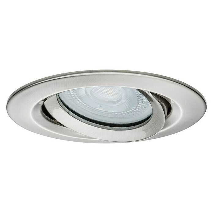 Paulmann Nova LED okrogla vgradna svetilka Plus  (6 W, Ø x V: 9,3 x 9,3 cm, Barva svetlobe: Nevtralno bela, 1 kos, Z žarnico) | Vgradni žarometi | Reflektorji in žarometi | Svetila | Elektro in svetila | Izdelki | BAUHAUS