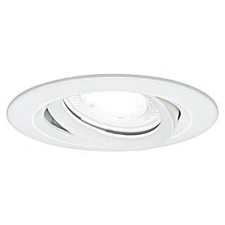 Paulmann Nova Downlight empotrable LED redondo Nova Plus regulable (6 W, Ø x Al: 9,3 x 9,5 cm, Color de luz: Blanco neutro, 1 ud., Con bombillas, Blanco)