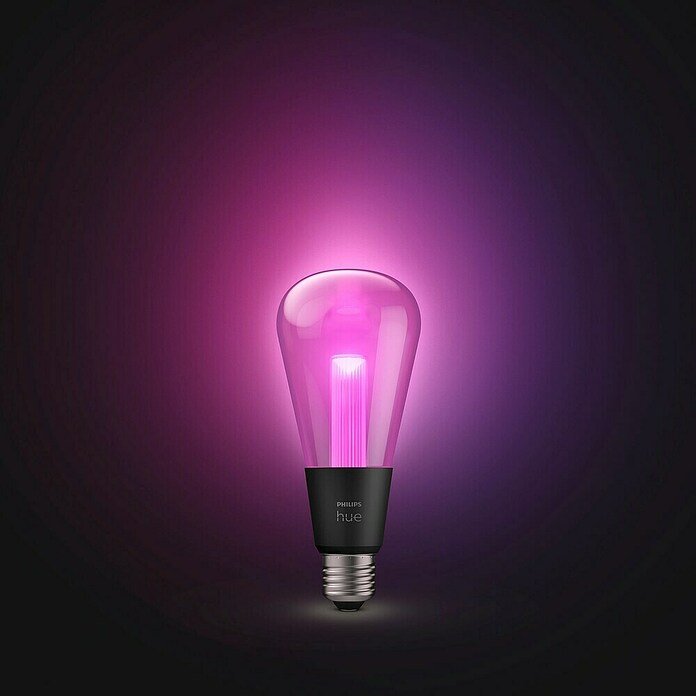 Philips Hue Smart-LED-Lampe Waca Lightguide Edison (E27, Dimmbar, RGBW, 500 lm, 6,8 W, 1 Stk.) | BAUHAUS