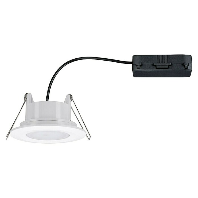 Paulmann Downlight empotrable LED redondo Calla White Switch (5 W, Blanco, Blanco cálido, 1 ud., Fijo (o rígido)) | BAUHAUS