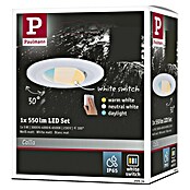 Paulmann Downlight empotrable LED redondo Calla White Switch (5 W, Blanco, Blanco cálido, 1 ud., Fijo (o rígido)) | BAUHAUS