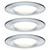Paulmann Nova Set de focos LED empotrables redondos 