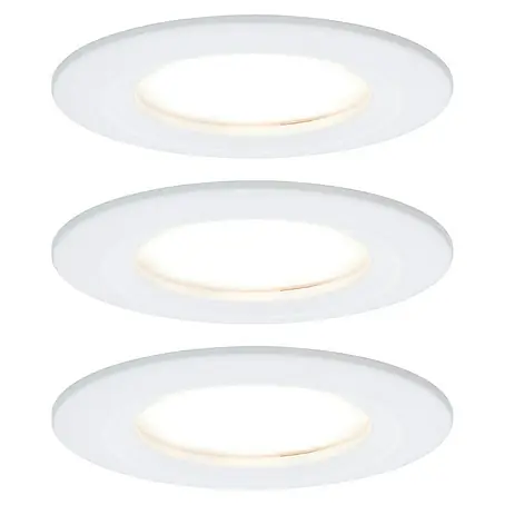 Paulmann Nova LED-Einbauleuchten-Set rund Coin