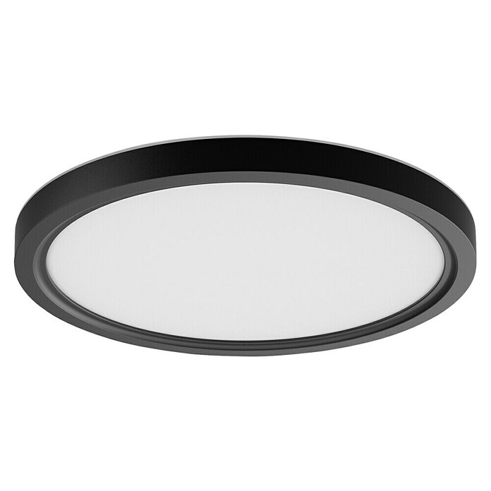 Philips Hue LED-Panel rund Tento WA (16,6 W, Ø x H: 29,1 x 3,2 cm, Schwarz, Kaltweiß) | BAUHAUS
