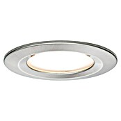 Paulmann Nova Set de focos LED empotrables redondos Coin 3-Stepdim (3 W, Hierro cepillado, 1 ud., Blanco cálido) | BAUHAUS