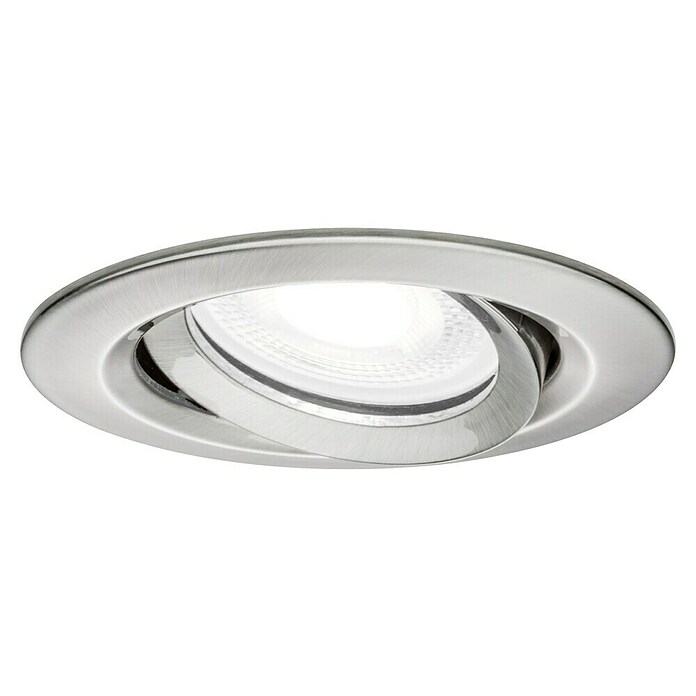 Paulmann Nova LED okrogla vgradna svetilka Plus  (6 W, Ø x V: 9,3 x 9,3 cm, Barva svetlobe: Nevtralno bela, 1 kos, Z žarnico) | Vgradni žarometi | Reflektorji in žarometi | Svetila | Elektro in svetila | Izdelki | BAUHAUS