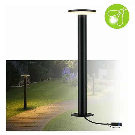 Paulmann Plug & Shine LED-Außenleuchte Plate insektenfreundlich