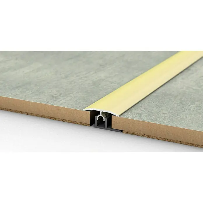 LOGOCLIC Übergangsprofil 303 - Sahara, 0,9 m x 34 mm, Montageart: Stecken - Bodenprofil: Das Übergangsprofil gleicht Bodenhöhen aus und sorgt für einen sauberen Übergang zwischen Bodenbelägen.