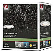 Paulmann Nova Set de focos LED empotrables redondos Coin 3-Stepdim (3 W, Hierro cepillado, 1 ud., Blanco cálido) | BAUHAUS