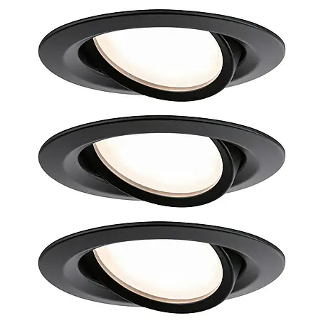Paulmann Nova LED-Einbauleuchten-Set rund Coin