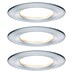 Paulmann Nova Set de focos LED empotrables redondos Coin 3-Stepdim 