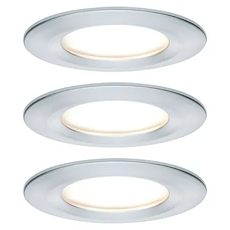 Paulmann Nova LED-Einbauleuchten-Set rund Coin