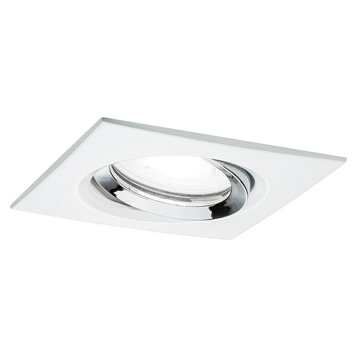 Paulmann Nova Downlight LED empotrable IP65 (6 W, L x An x Al: 9,3 x 9,3 x 9,3 cm, Blanco neutro) | BAUHAUS