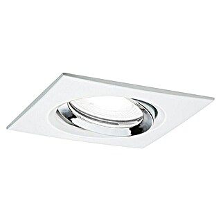 Paulmann Nova Downlight LED empotrable IP65 (6 W, L x An x Al: 9,3 x 9,3 x 9,3 cm, Blanco neutro)