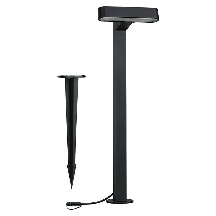 Paulmann Plug & Shine Foco LED de jardín Ito Horizontal (7,5 W, Blanco cálido, L x An x Al: 18,8 x 2,7 x 110 cm) | BAUHAUS