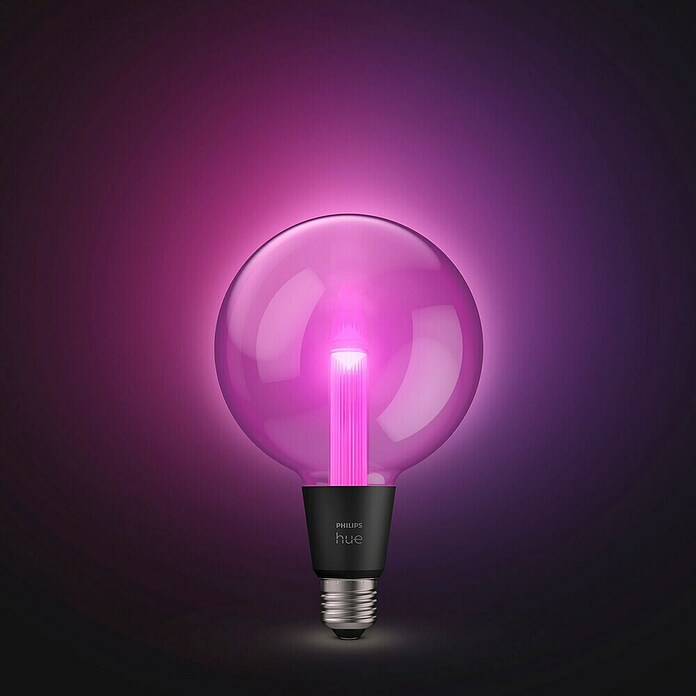 Philips Hue Smart-LED-Lampe Waca Lightguide Globe (E27, Dimmbar, RGBW, 500 lm, 6,8 W, 1 Stk., G125) | BAUHAUS