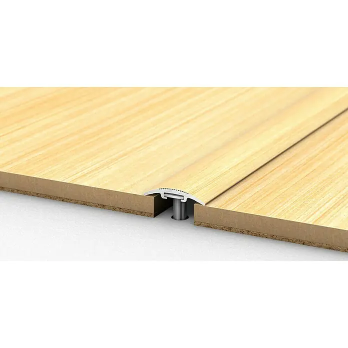LOGOCLIC Übergangsprofil 201 - Ahorn, 0,9 m x 30 mm, Montageart: Schrauben - Bodenübergangsprofil aus Aluminium zwischen zwei Holzböden, das eine saubere und ästhetische Verbindung gewährleistet.\n