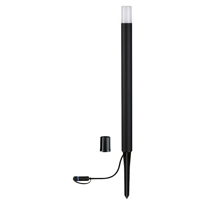Paulmann Plug & Shine Baliza LED Flarea (Negro, Altura: 60 cm, Blanco cálido) | BAUHAUS