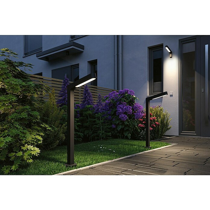 Paulmann Plug & Shine Foco LED de jardín Ito Vertical (7,5 W, Blanco cálido, L x An x Al: 30 x 4,7 x 110 cm) | BAUHAUS