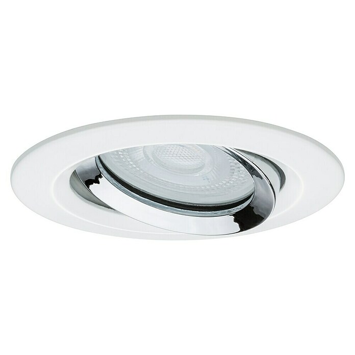 Paulmann Nova Downlight empotrable LED redondo GU10 (6 W, Ø x Al: 9,3 x 9,5 cm, Blanco neutro, 1 ud.) | BAUHAUS