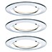 Paulmann Nova Set de focos LED empotrables redondos Coin 3-Stepdim 