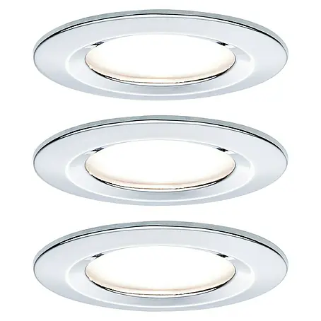 Paulmann Nova LED-Einbauleuchten-Set rund Coin
