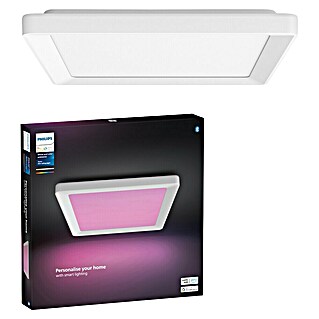 Philips Hue LED-Panel Tento S (10,6 W, L x B x H: 29,5 x 29,5 x 3,5 cm, Weiss, RGBW)