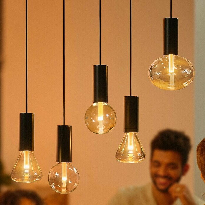 Philips Hue Pendelleuchte Kordel (Schwarz, E27, 1 500 mm) | BAUHAUS