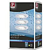 Paulmann LED-Einbauleuchten-Set (6 W, Weiß, 3 Stk.)