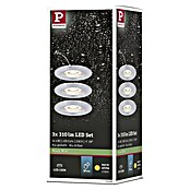 Paulmann LED-Einbauleuchten-Set (3 x 4 W, Aluminium, Durchmesser: 6,5 cm)