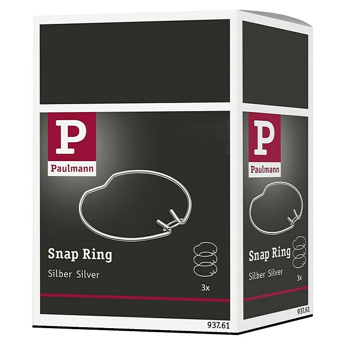 Paulmann Sprengring (58 x 50 x 4 mm, Metall, Durchmesser: 51 mm, 3 Stk.)