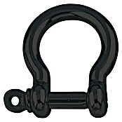 Marinetech Rundschäkel (Durchmesser Bolzen: 4 mm, Rund geschweift, Edelstahl, A4, Schwarz) | BAUHAUS