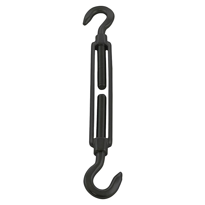 Marinetech Spannschloss Haken-Haken (Länge: 210 mm, M 6, Edelstahl, Schwarz) | BAUHAUS