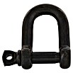 Marinetech Schäkel (Rund, kurz, Durchmesser Bolzen: 4 mm, Bruchlast: 500 kg, Edelstahl, Schwarz) | BAUHAUS