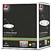 Paulmann LED-Einbauleuchte (6,5 W, Weiß, Durchmesser: 8,4 cm)