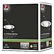 Paulmann LED-Einbauleuchte (6,5 W, Aluminium, Durchmesser: 8,4 cm)