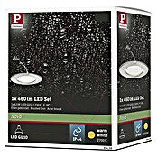 Paulmann LED-Einbauleuchte (6,5 W, Eisen gebürstet, Durchmesser: 7,8 cm, GU10)