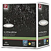 Paulmann LED-Einbauleuchte (6,5 W, Eisen gebürstet, Durchmesser: 7,8 cm)
