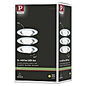 Paulmann LED-Einbauleuchten-Set (6,5 W, Aluminium, Durchmesser: 8,4 cm, GU10)