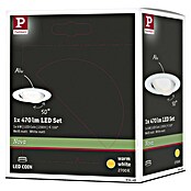 Paulmann LED-Einbauleuchte (6,5 W, Weiß, Durchmesser: 8,4 cm)