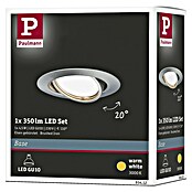 Paulmann LED-Einbauleuchte (5 W, Eisen gebürstet, Durchmesser: 9 cm, GU10)